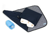 Grab 'n Go Nappy Purse - Navy (with red pacifier)