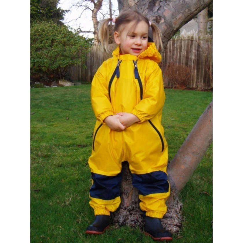 Muddy Buddy All in One Rainsuit Coverall Yellow TUFFO