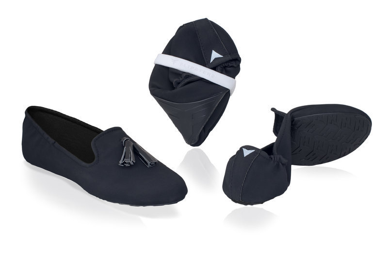 Tassel Slippers Foldable Shoe by Flipsters